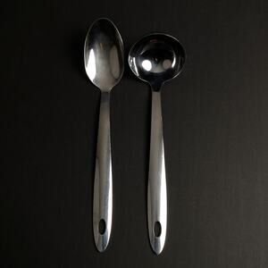 Lot of 2 Oneida Serving Spoon Ladle Utensils Hanging